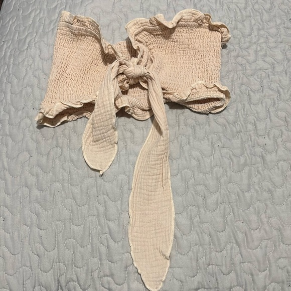 NWT Shein tube top with tie front detail - Picture 2 of 6